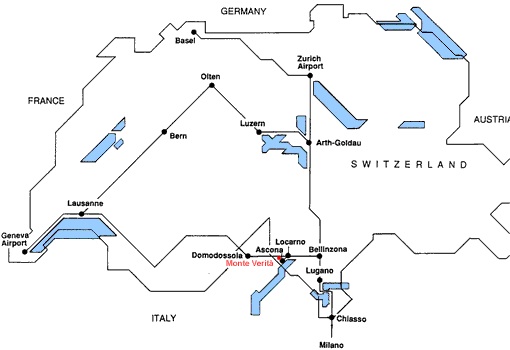 Enlarged view: Swiss Map