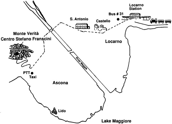 Enlarged view: Locarno-Ascona Map